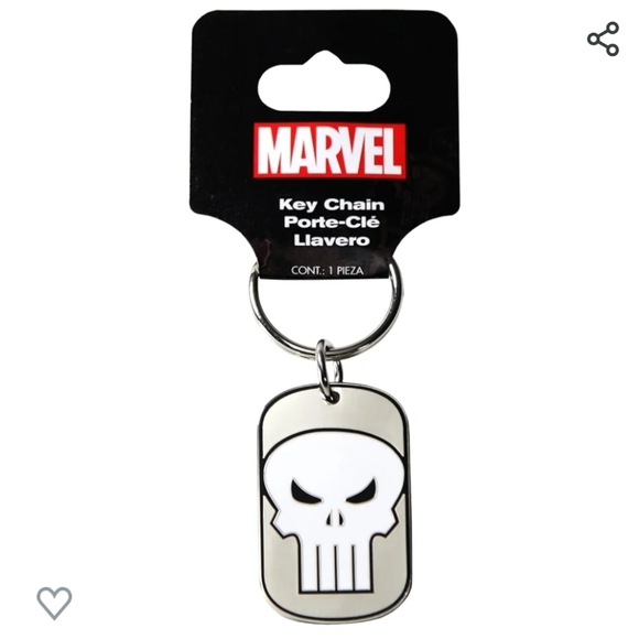 Marvel Punisher Dog Tag Keychain New With Tags - Picture 5 of 5